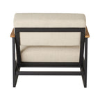 Fauteuil Micro Boucle Intérieur Extérieur Naturel