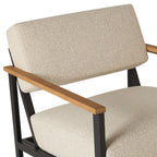 Fauteuil Micro Boucle Intérieur Extérieur Naturel