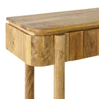 Console 2 tiroirs en bois de manguier massif 120 cm