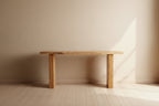 Console en acacia massif bord naturel 180cm