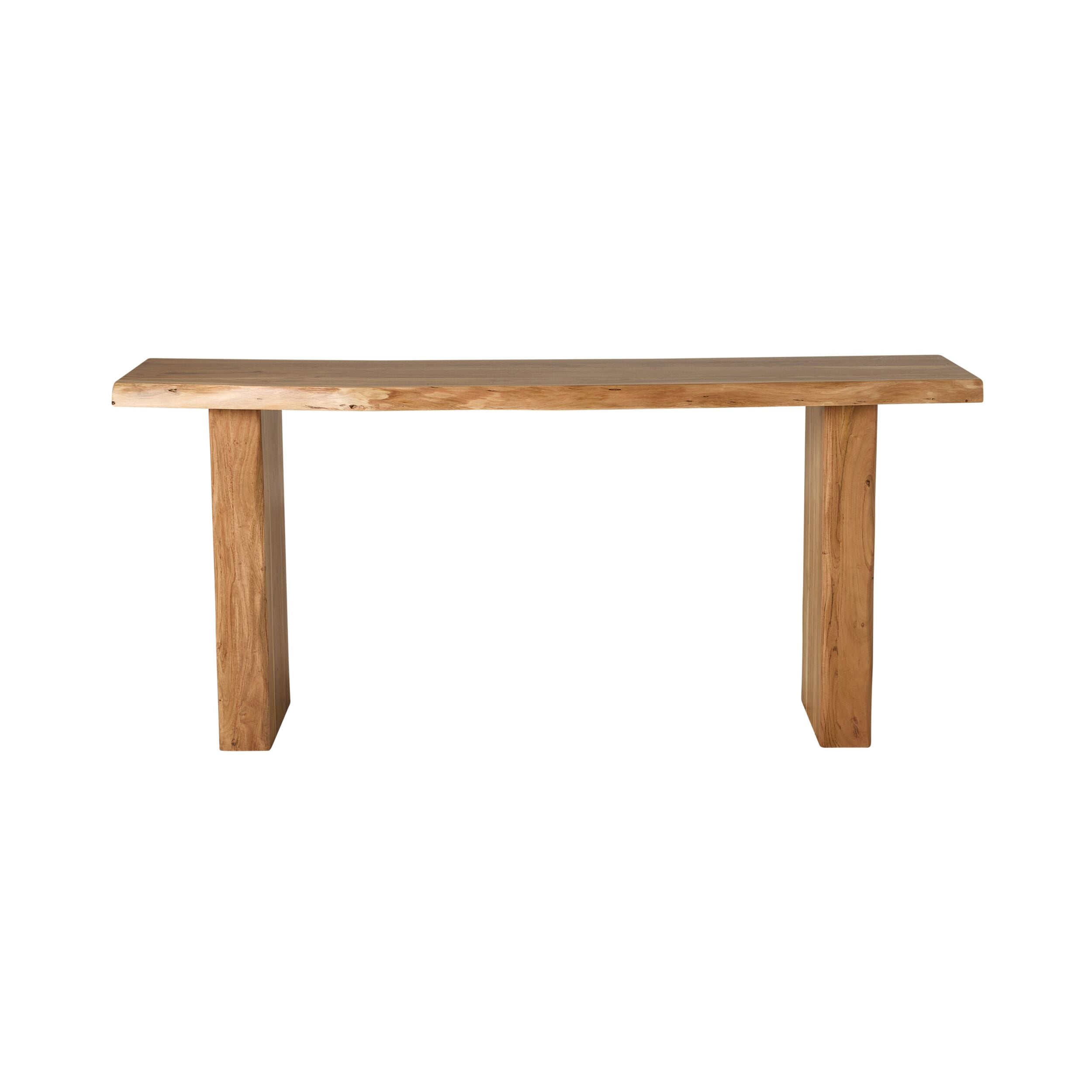 Live Edge Solid Acacia Console Table 180cm