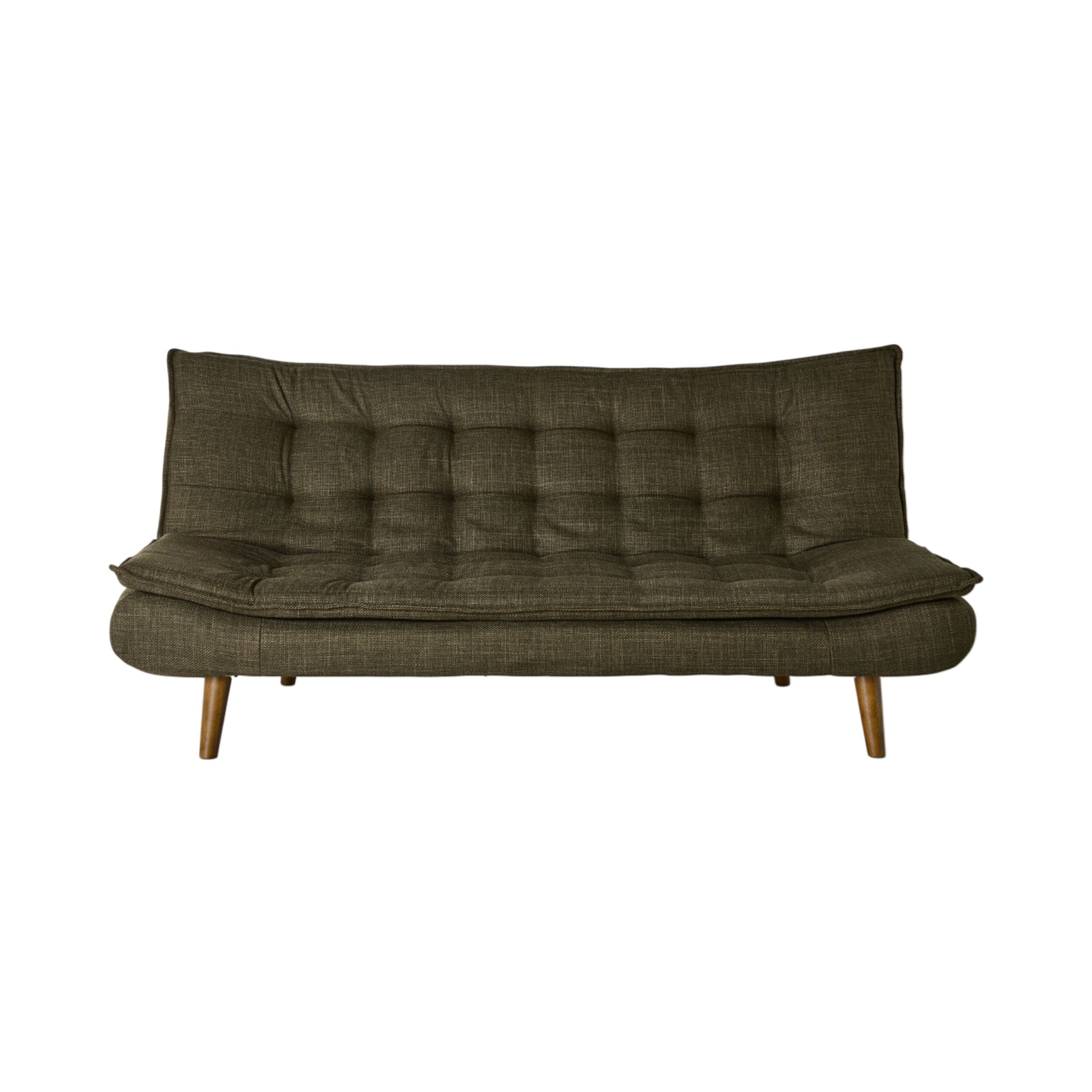 Click-Clack Sofa Bed Cypress Green Textured Weave