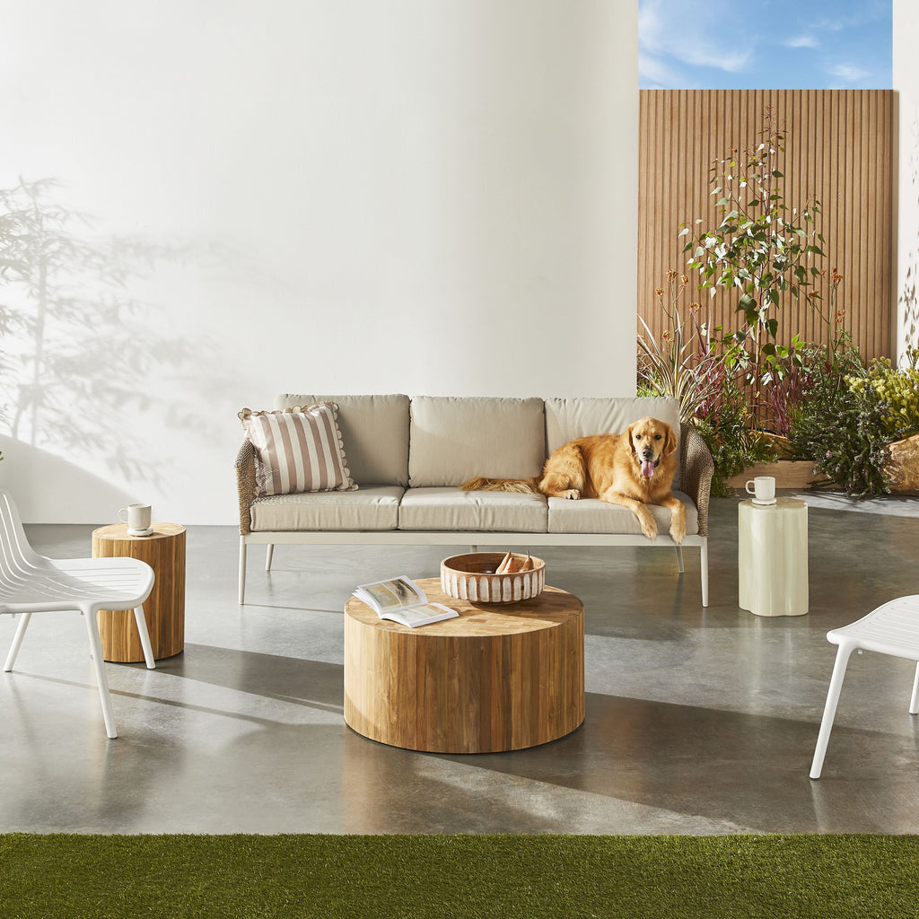 Polypropylene Stackable Outdoor Chair White
