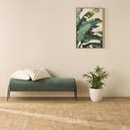 Banc rembourré Solace Vert Mousse