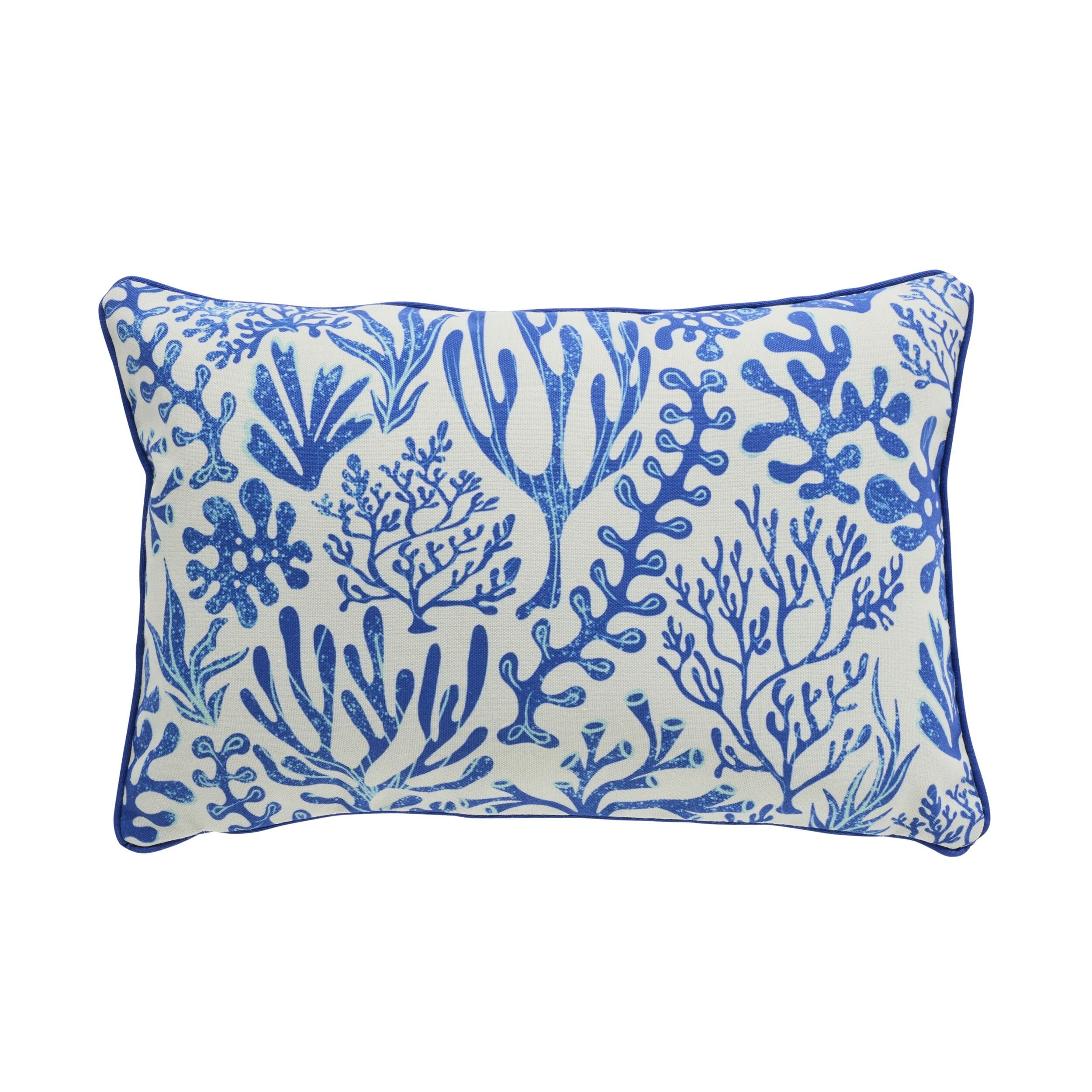 Ocean Coral Reef Reversible Outdoor Cushion 35x55cm