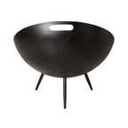 Foyer trépied en fer noir mat 80cm portable