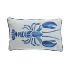 Coussin d'extérieur réversible Homard Nageur 35x55cm