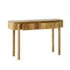 Console 2 tiroirs en bois de manguier massif 120 cm
